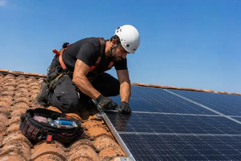 Maintenance et monitoring de panneaux solaires à Chevroux